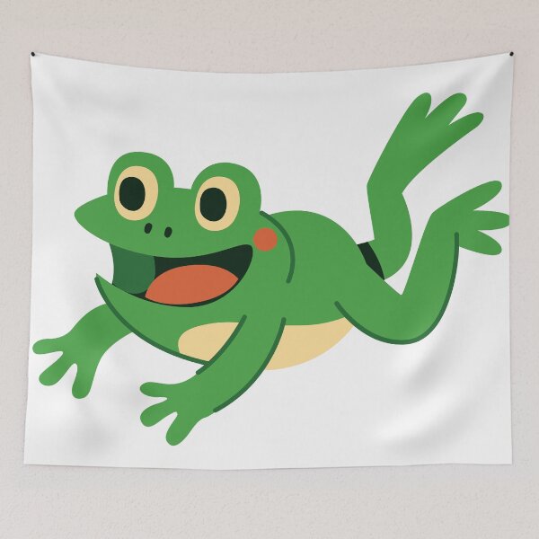 Item preview, Excited frog , Funny Frog Sticker designed and sold by ELK20.