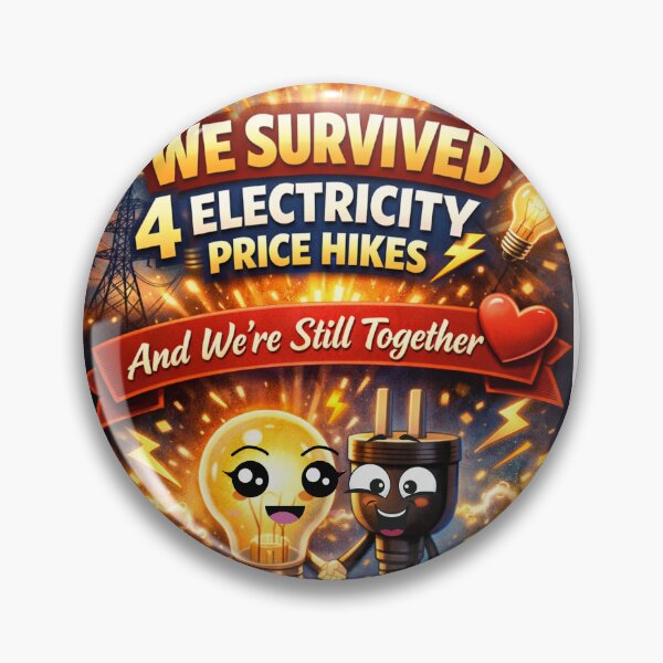 Item preview, We survived 4 electricity price hikes designed and sold by No socks.