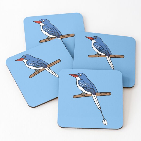 Item preview, Biak Paradise Kingfisher - A Derpybird Design designed and sold by YOjosie.