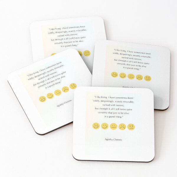 Item preview, I Like Living designed and sold by LiteraryLoves.