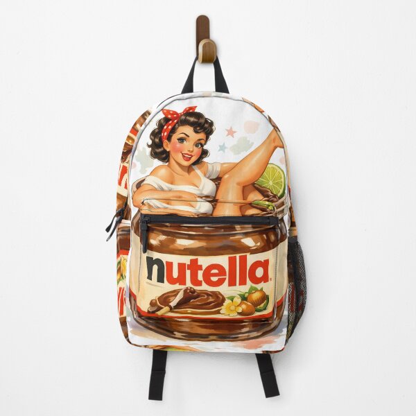 Item preview, World Nutella Day Pin-up Girl - Retro Chocolate Hazelnut Love designed and sold by SvitlanaSolo.
