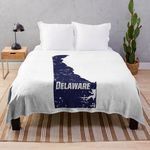 Item preview, Delaware distressed with state shape designed and sold by WhiteShirtGuy.