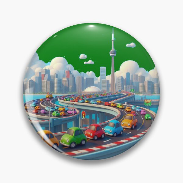 Item preview,  Toronto Skyline Label with CN Tower   designed and sold by PaintMeWorld.