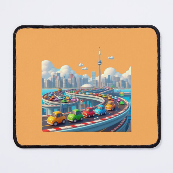 Item preview, Toronto Skyline Label with CN Tower designed and sold by PaintMeWorld.