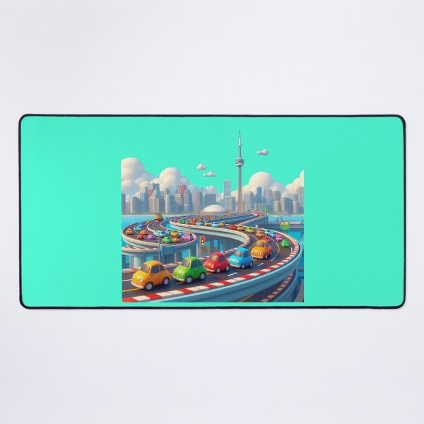 Item preview, Toronto Skyline Label with CN Tower designed and sold by PaintMeWorld.