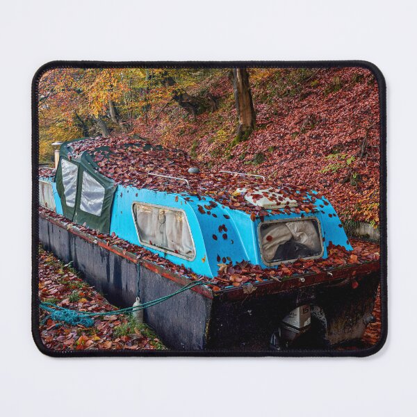 Item preview, Brecon and Monmouthshire Canal Boat in Autumn designed and sold by VnGphoto.
