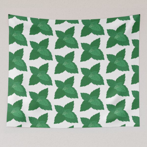 Item preview, Fresh Green Mint Leaves designed and sold by ValeryFlame.