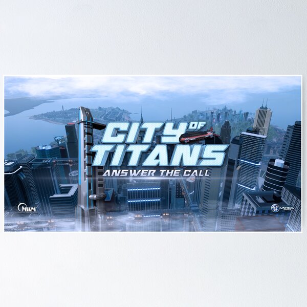 Item preview, City Of Titans City Scape designed and sold by ArtStrongArts.