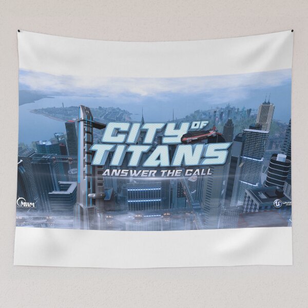 Item preview, City Of Titans City Scape designed and sold by ArtStrongArts.