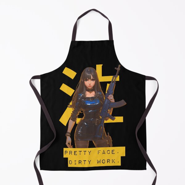 Item preview, Pretty Face Dirty Work – Cute Violence Gun Girl designed and sold by obstinator.