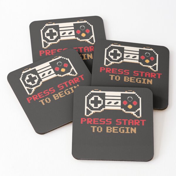 Item preview, Design: Press Start to Begin (Gaming / Geek) designed and sold by Med-th-ewolf.