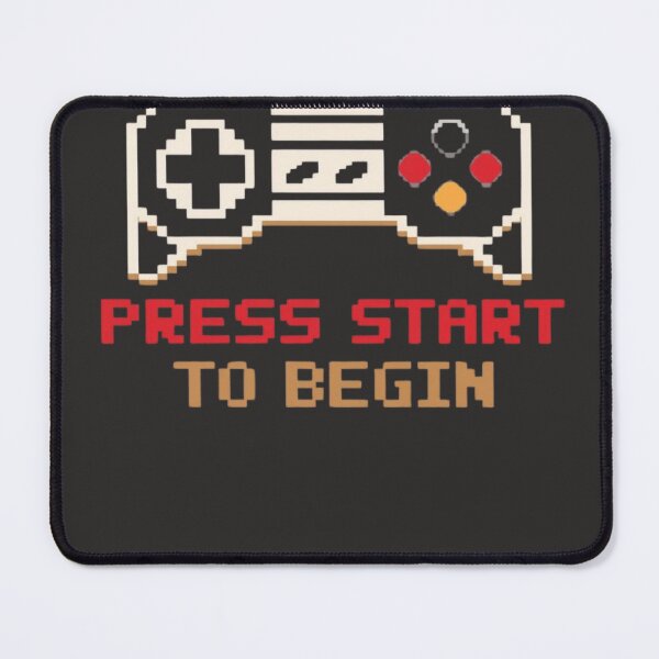 Item preview, Design: Press Start to Begin (Gaming / Geek) designed and sold by Med-th-ewolf.
