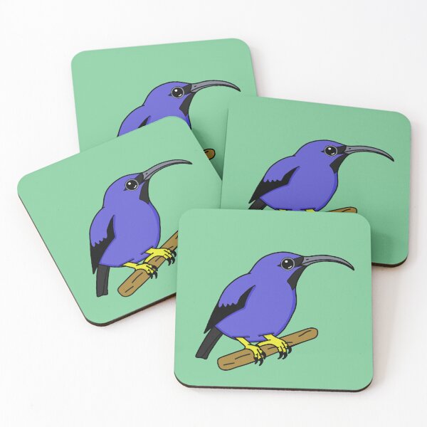Item preview, Purple Honeycreeper - A Derpybird Design designed and sold by YOjosie.