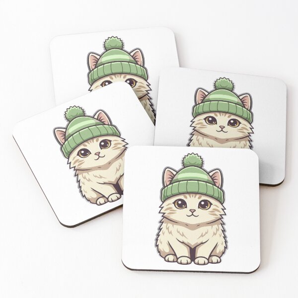 Item preview, A cat in a winter hat designed and sold by krabbaraban.