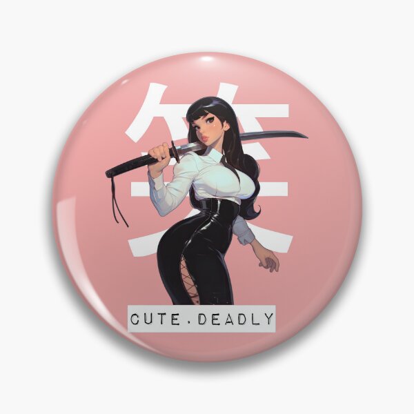 Item preview, CUTE . DEADLY – Katana Girl Cute Violence designed and sold by obstinator.
