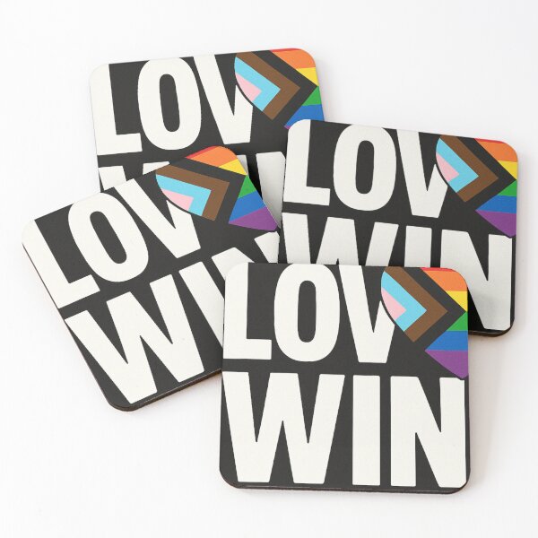 Item preview, Love Wins Pride Progress Flag LGBT Rainbow Inclusive Equality designed and sold by Lyvion design.