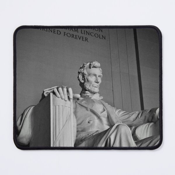 Item preview, Lincoln Memorial Statue – Black and White Washington D.C. Photography designed and sold by BlueRidgeBazaar.