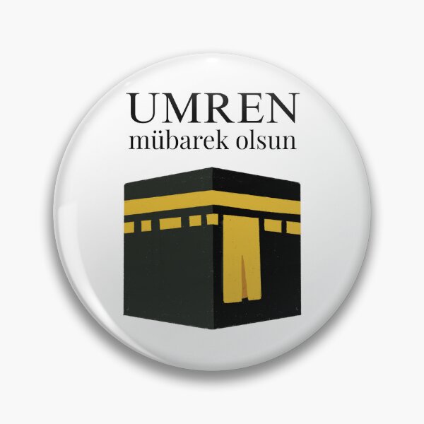 Item preview, "Umreniz Mübarek Olsun Kaaba Turkish Calligraphy Poster – Hajj Umrah Black Gold Islamic Wall Art" designed and sold by Noor_Creations.