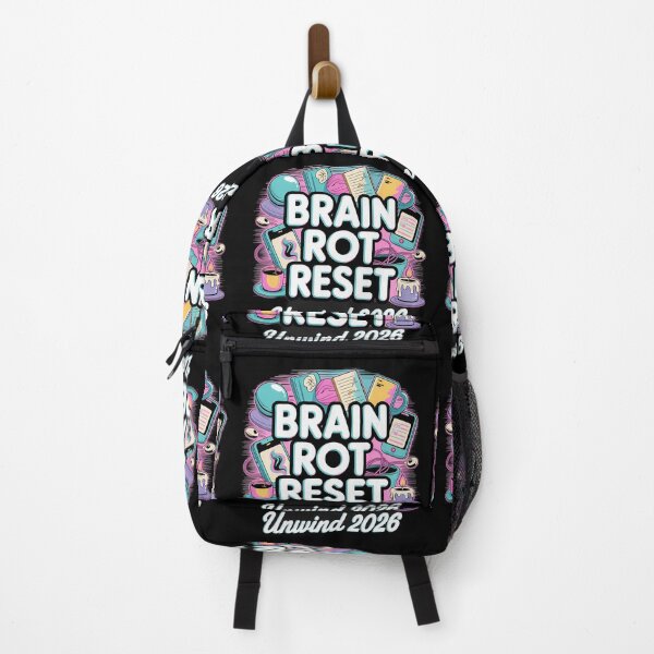 Item preview, Brain Rot Reset Unwind 2026 Funny Mental Health Humor Gift designed and sold by NoirPixel.
