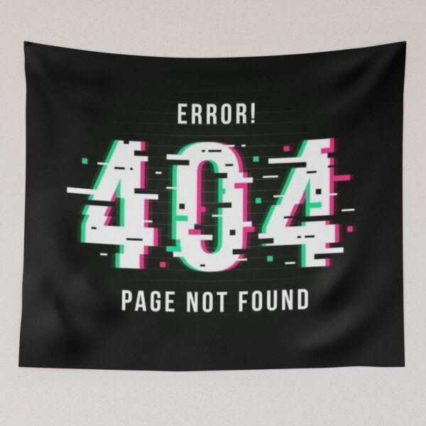 Item preview, Error 404 Glitech Page Not Found  designed and sold by Massimo dutti05.