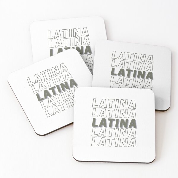 Item preview, LATINA Repeated Typography – Bold Cultural Pride Word Art designed and sold by Cafecito & Cultura.