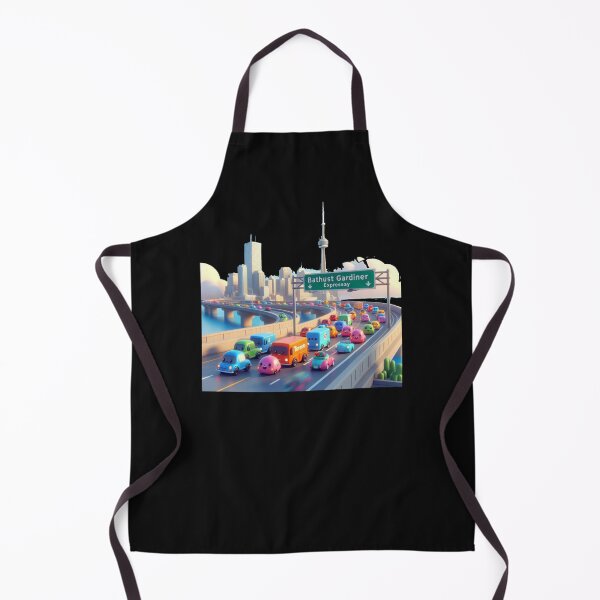 Item preview, Toronto Skyline Label with CN Tower designed and sold by PaintMeWorld.