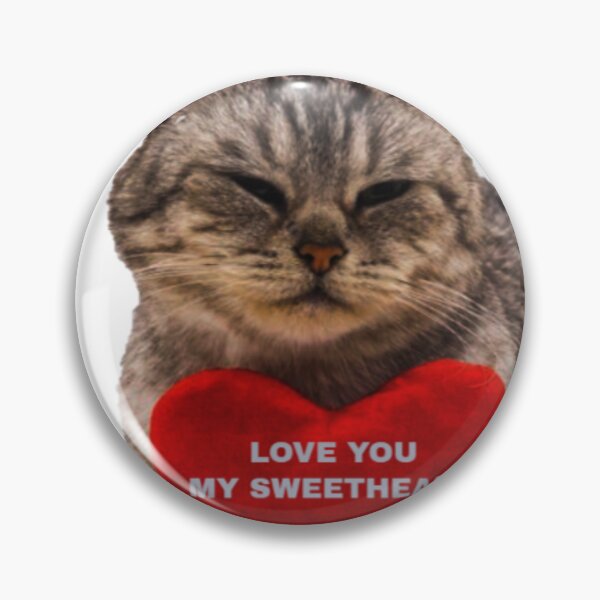 Item preview, Cute cat with heart for Valentine day designed and sold by NoxLand.