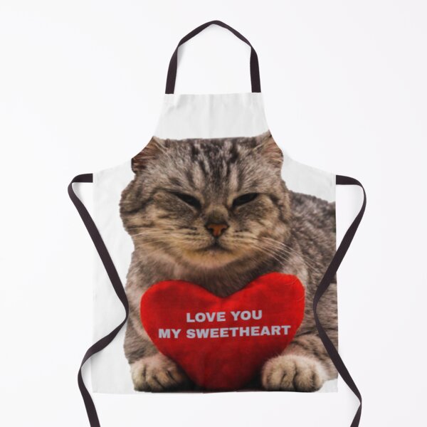 Item preview, Cute cat with heart for Valentine day designed and sold by NoxLand.