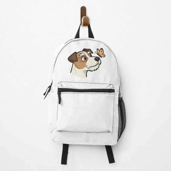 Item preview, Curious Jack Russell Terrier Watching A Butterfly designed and sold by OskarCreates.