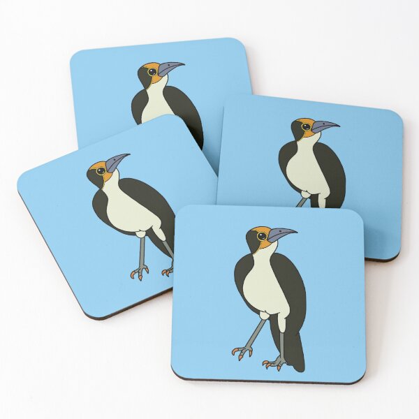 Item preview, White Necked Rockfowl (Picathartes) - A Derpybird Design designed and sold by YOjosie.