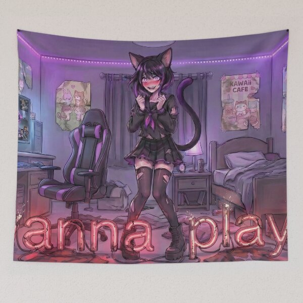 Item preview, Wanna play? designed and sold by MitniChan.