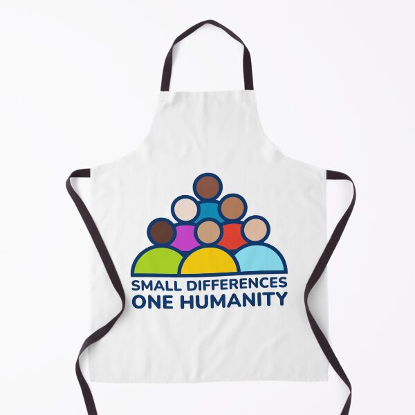 Item preview, Small Differences One Humanity - Positive Humanity People Icon Message designed and sold by Shape Snip Studio.