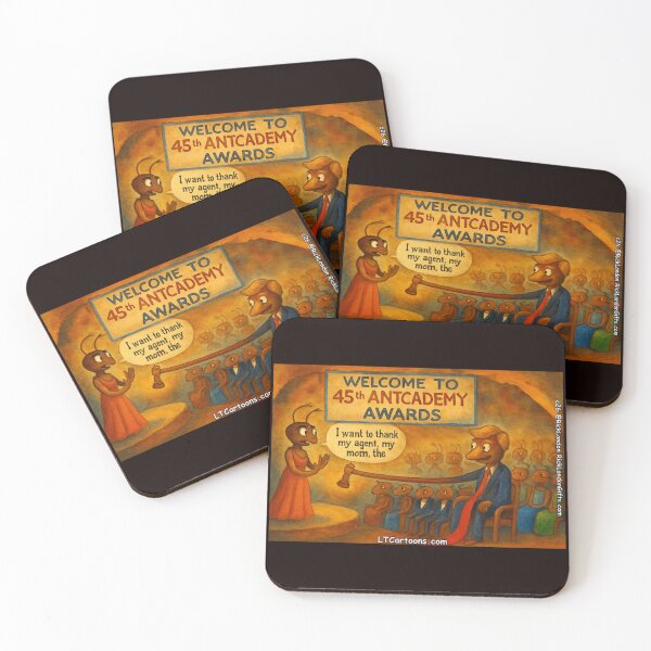 Item preview, Trumpant Steals the Trophy – Antcademy Awards Satire designed and sold by Rick London Gifts.