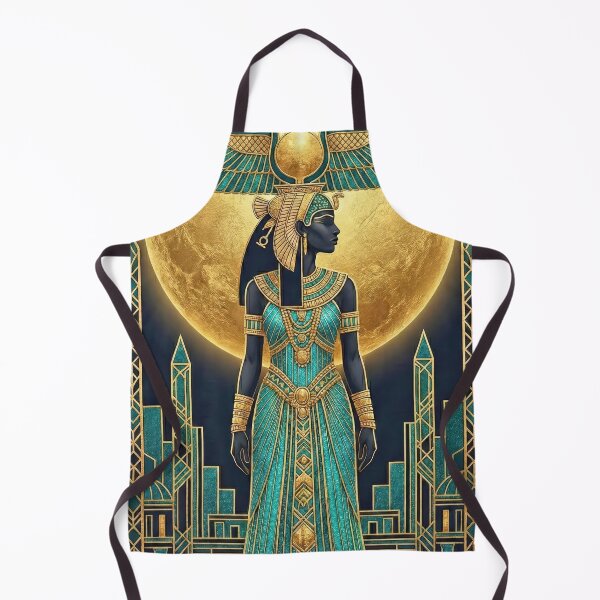 Item preview, Nocturnal Egyptian Art Deco Goddess designed and sold by Vintage Poster Gallery.