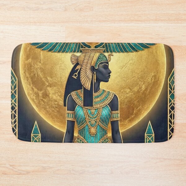 Item preview, Nocturnal Egyptian Art Deco Goddess designed and sold by Vintage Poster Gallery.