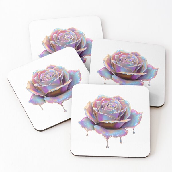 Item preview, Neon rose in colorful gothic kawaii style designed and sold by olenapetol.