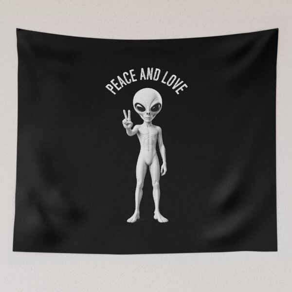 Artikelvorschau, Resident Alien – Frieden und Liebe entworfen und verkauft von ALL ART .