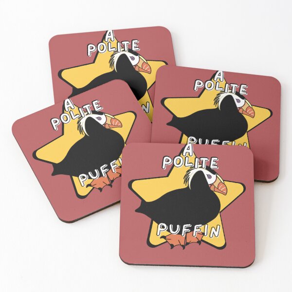 Item preview, A Polite Puffin - A Derpybird Design designed and sold by YOjosie.