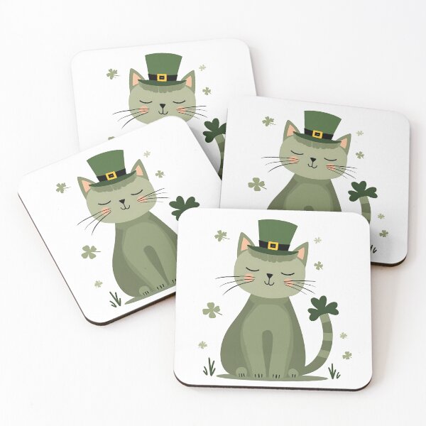 Item preview, Lucky Leprechaun Cat St. Paddy’s Day Art. designed and sold by AnimalAirtistry.