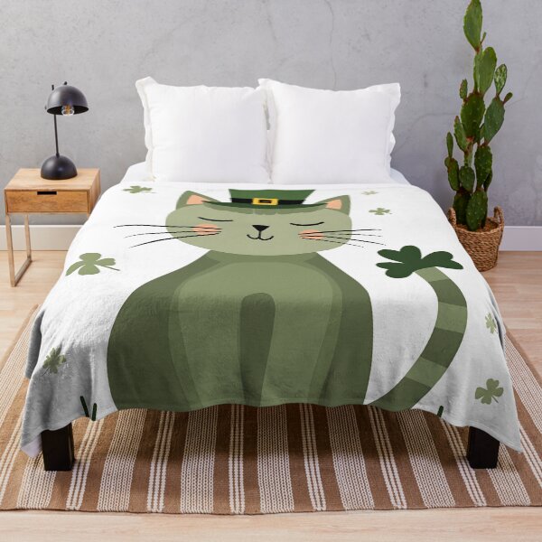 Item preview, Lucky Leprechaun Cat St. Paddy’s Day Art. designed and sold by AnimalAirtistry.