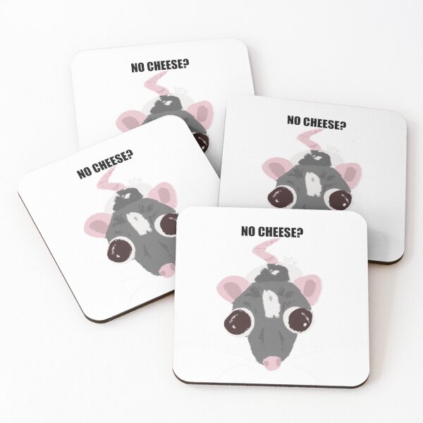 Item preview, "No Cheese?" Sad Rat Meme designed and sold by DoodleBeasts.