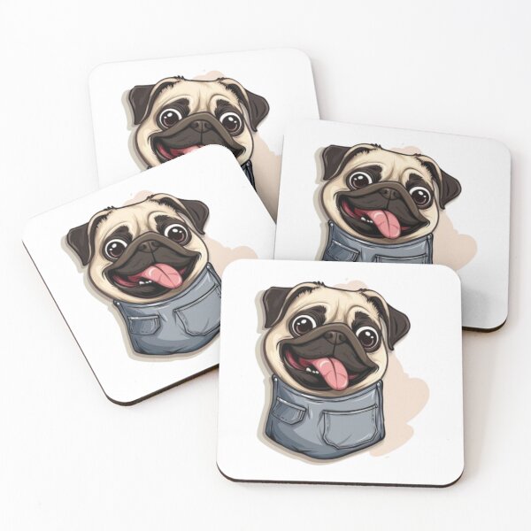 Item preview, Cute Pug designed and sold by GraphicMondaze.