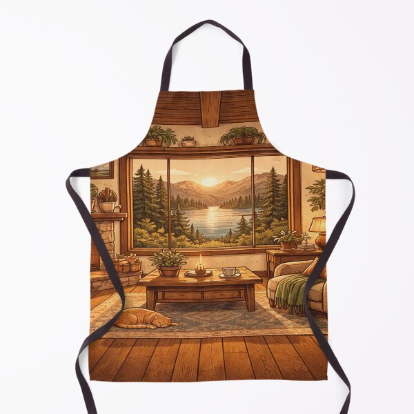 Item preview, Cozy Cabin by the Lake designed and sold by Artistmonkey345.