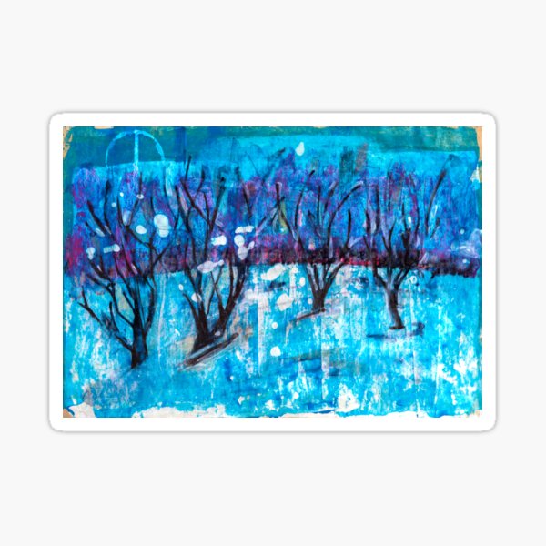 acrylic painting Sticker