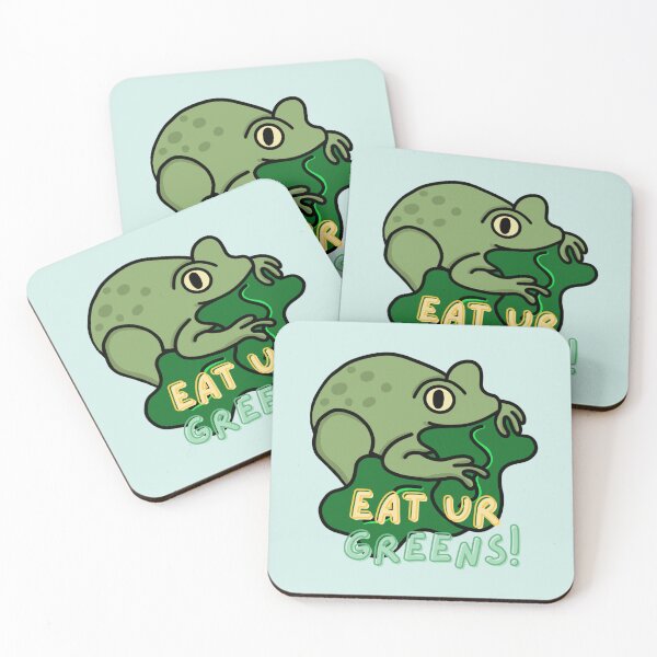 Item preview, Froggo says Eat ur greens! - A Derpybird Design designed and sold by YOjosie.