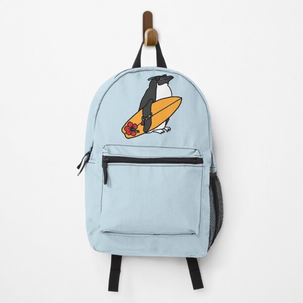 Item preview, Penguin with Surfboard designed and sold by ellenhenry.
