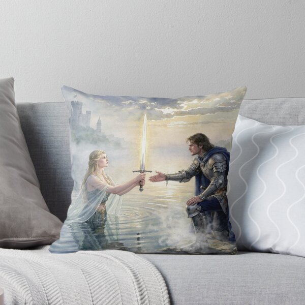 Item preview, The Lady of the Lake handing Excalibur to King Arthur designed and sold by jefboutique6150.