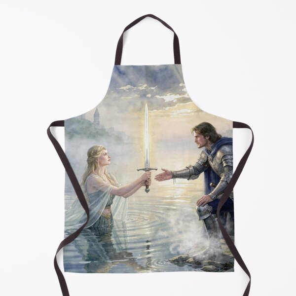 Item preview, The Lady of the Lake handing Excalibur to King Arthur designed and sold by jefboutique6150.