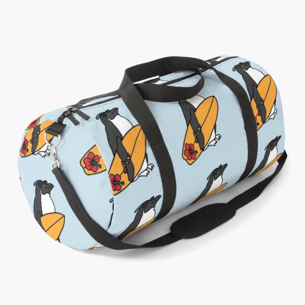 Item preview, Penguin with Surfboard designed and sold by ellenhenry.