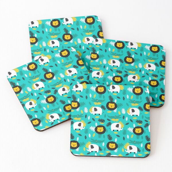 Item preview, Jungle Animals Sleeping - Cute Kids Cartoon Design designed and sold by DesignsVault.